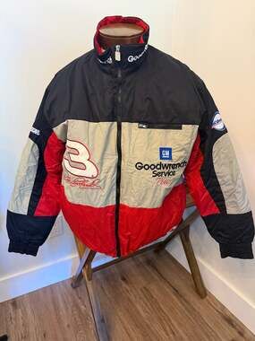 Vintage Chase Authentics Dale Earnhardt Sr Goodwrench Service Plus Jacket Size L